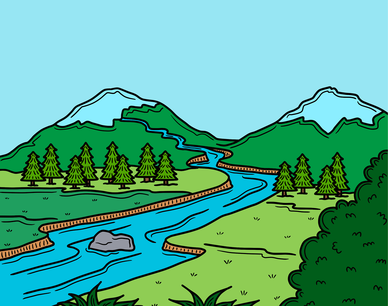 découvrez tout sur les rivières : leur formation, leur importance écologique et les magnifiques paysages qu'elles offrent.